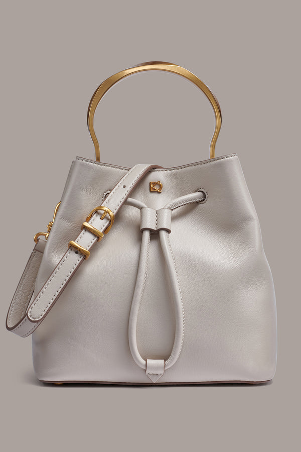 donna karan LAWRENCE BUCKET BAG SAND