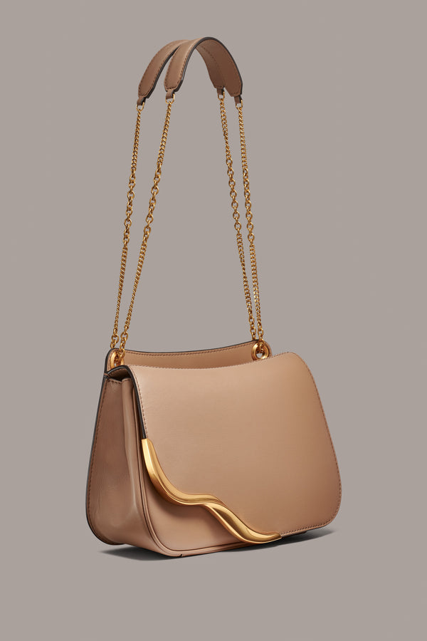 Donna Karan MALVERNE CROSSBODY BAG Toasted Almond