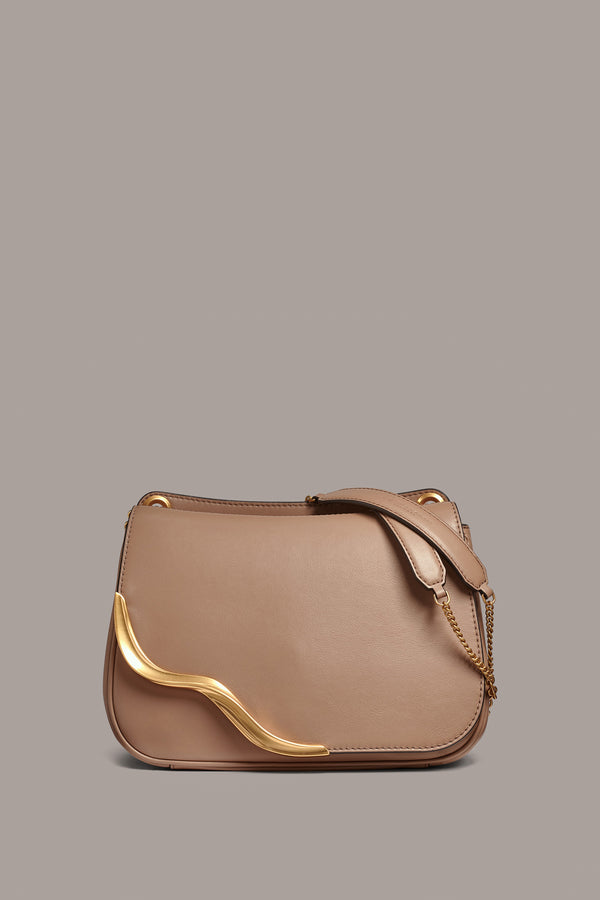 donna karan MALVERNE CROSSBODY BAG Toasted Almond