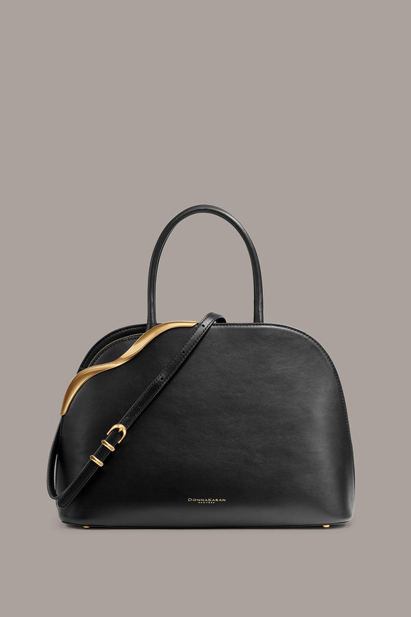 donna karan MALVERNE SATCHEL Black