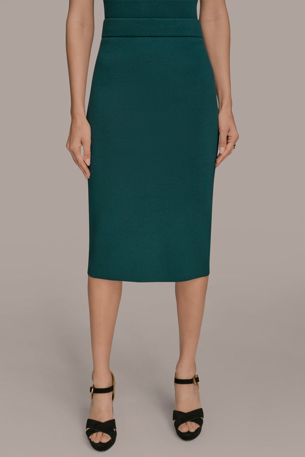 donna karan MIDI SWEATER PENCIL SKIRT HUDSON