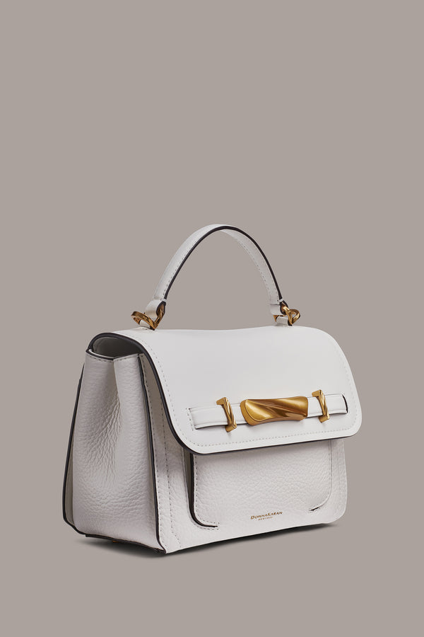 Donna Karan OCEANSIDE CROSSBODY BAG BRILLANT WHITE