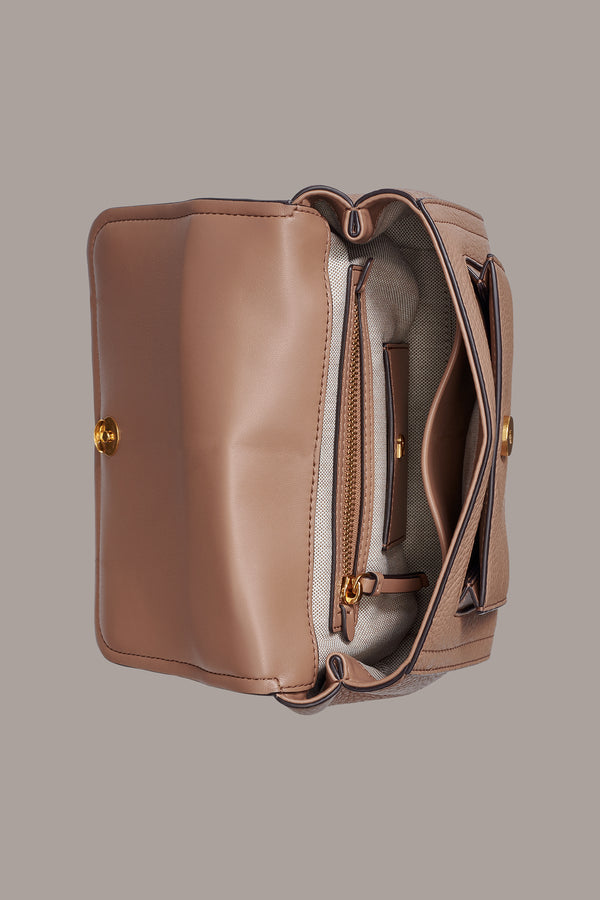 Donna Karan OCEANSIDE CROSSBODY BAG TOASTED ALMOND