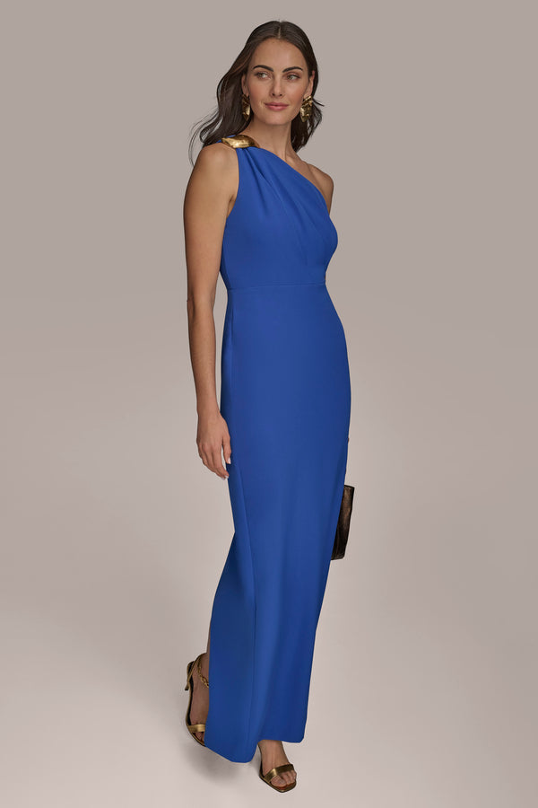 Donna Karan ONE SHOULDER GOWN MARBELLA