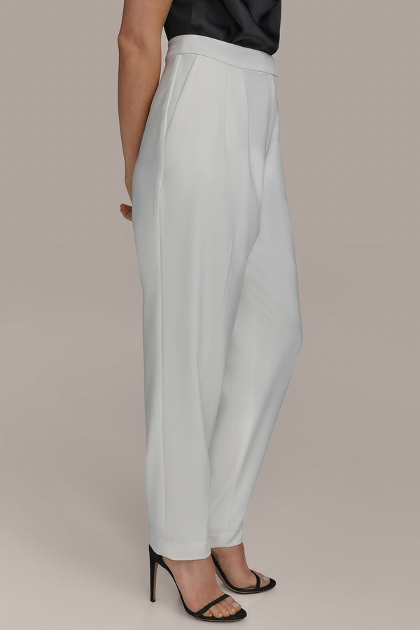 Donna Karan PLEATED PEGGED LEG Cream