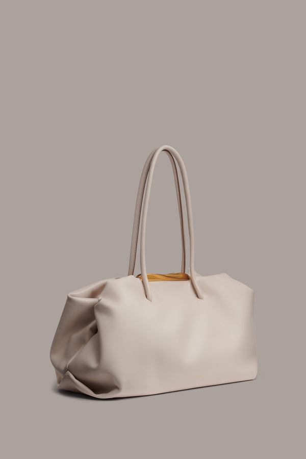 Donna Karan POPLIN LARGE SATCHEL BAG Sand