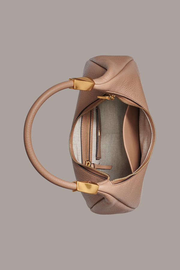 Donna Karan QUOGUE SHOULDER BAG TOASTED ALMOND