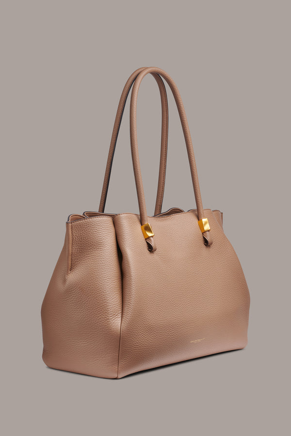 Donna Karan QUOGUE TOTE TOASTED ALMOND
