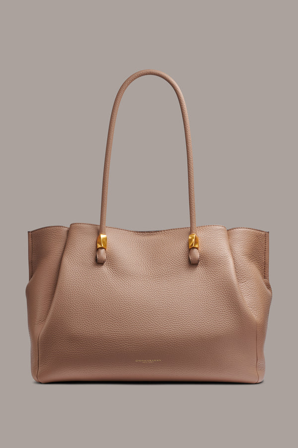 donna karan QUOGUE TOTE TOASTED ALMOND