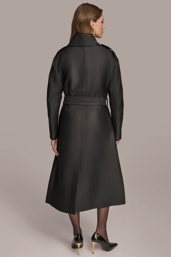 Donna Karan RAIN COAT Black