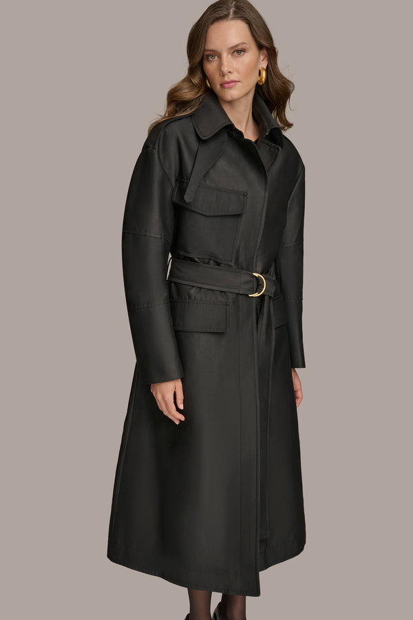 Donna Karan RAIN COAT Black