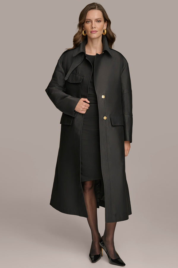 Donna Karan RAIN COAT Black