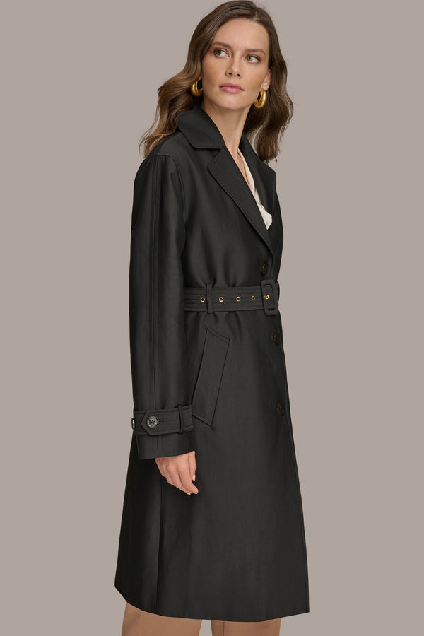 Donna Karan RAIN COAT Black