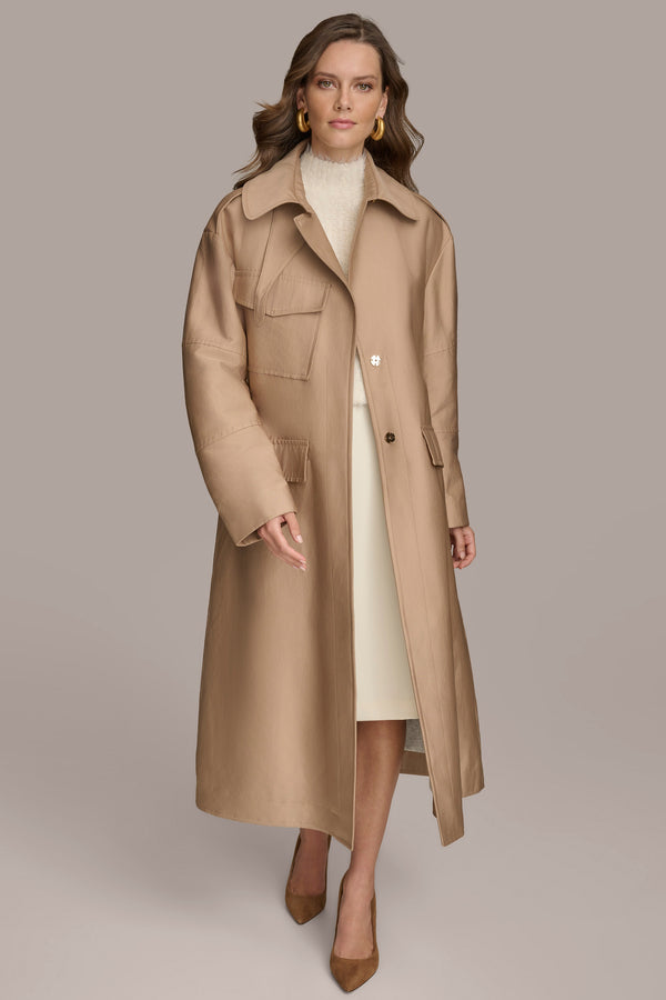 Donna Karan RAIN JACKET KHAKI