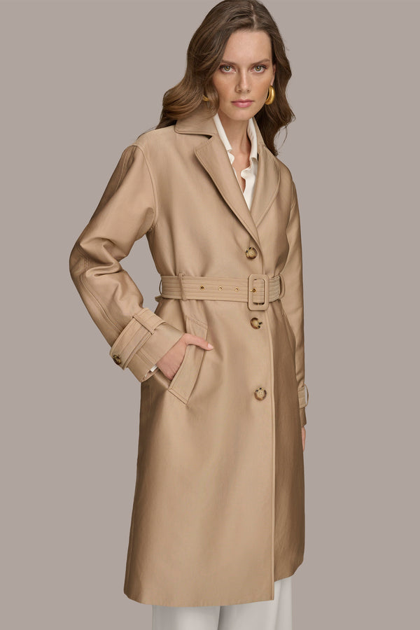 Donna Karan RAIN JACKET Khaki