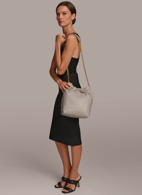 Donna Karan ROSEDALE LARGE CROSSBODY Zinc