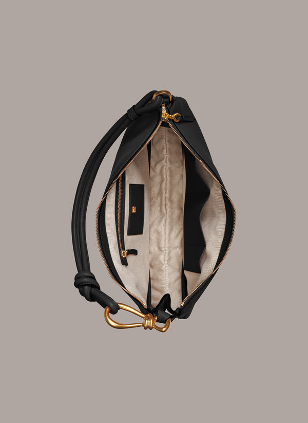 Donna Karan ROSLYN LARGE HOBO Black/Gold