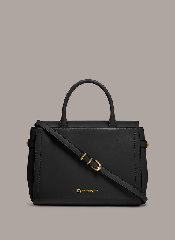 donna karan ROSLYN SATCHEL Black