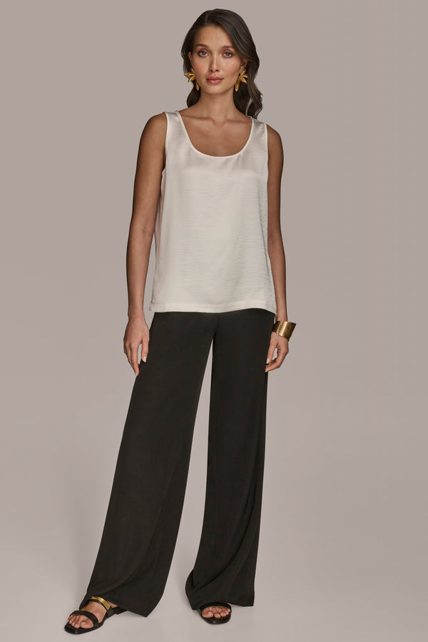 Donna Karan SCOOP NECK SHELL Cream
