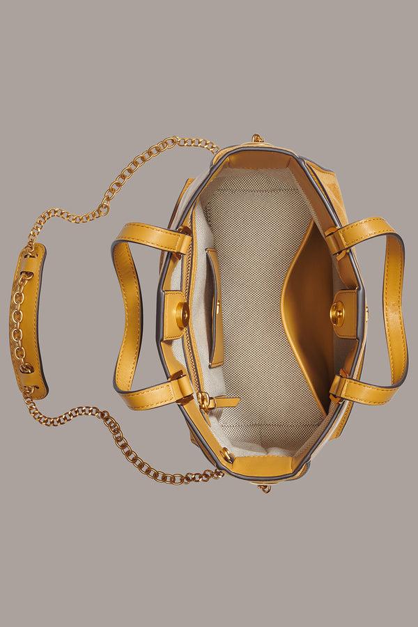 Donna Karan SETAUKET CROSSBODY BAG Antique Gold