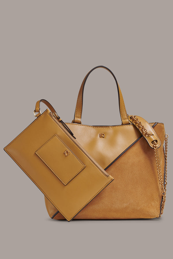 donna karan SETAUKET CROSSBODY BAG Antique Gold