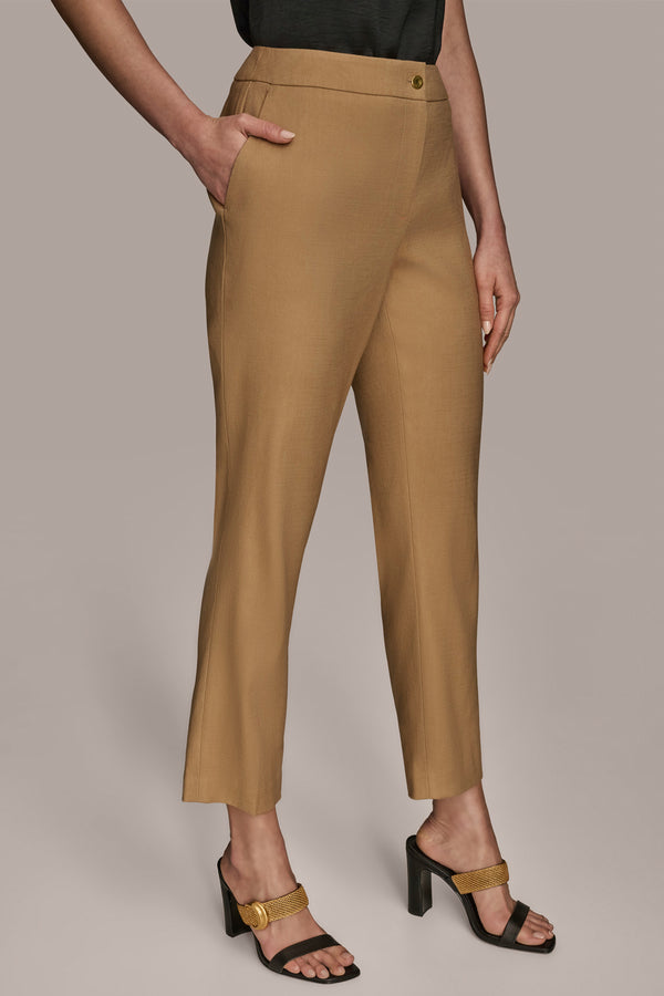 Donna Karan SLIM LEG PANT Hazelnut