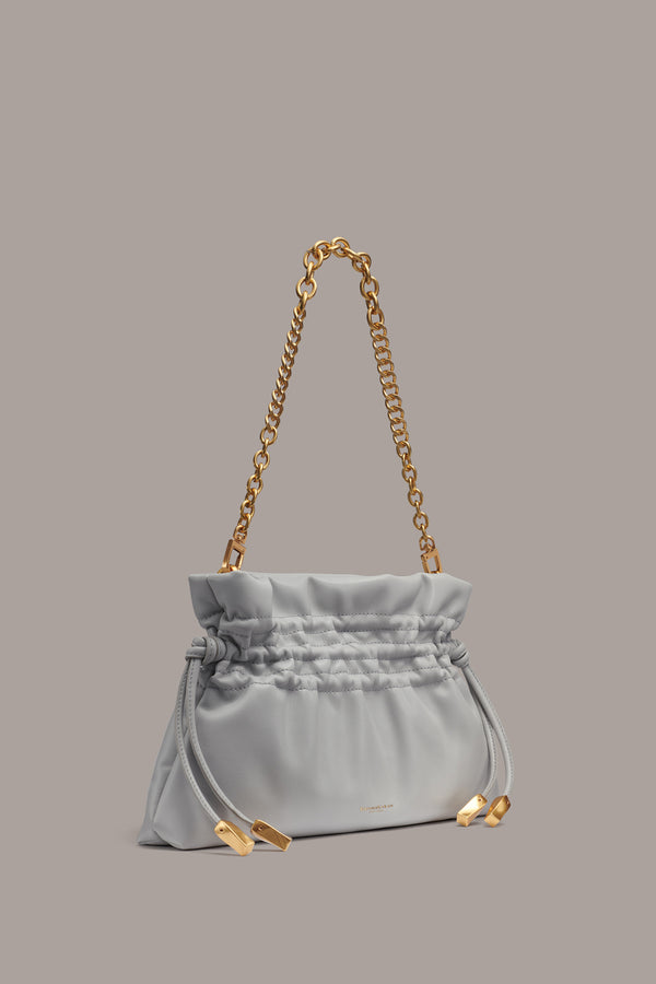 Donna Karan SOUTHOLD CLUTCH Pearl Grey