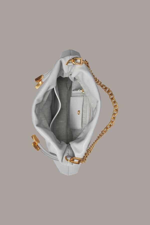 Donna Karan SOUTHOLD CLUTCH Pearl Grey
