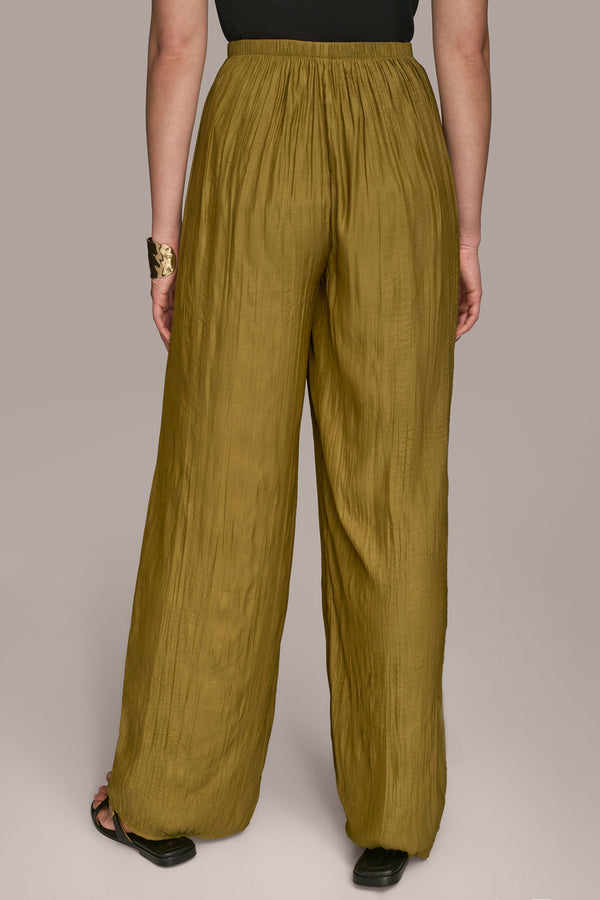 Donna Karan STRAIGHT LEG PULL ON PANT Smoky Olive