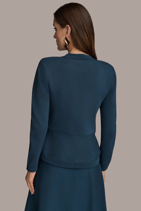 Donna Karan SWEATER SUIT BLAZER TIDE