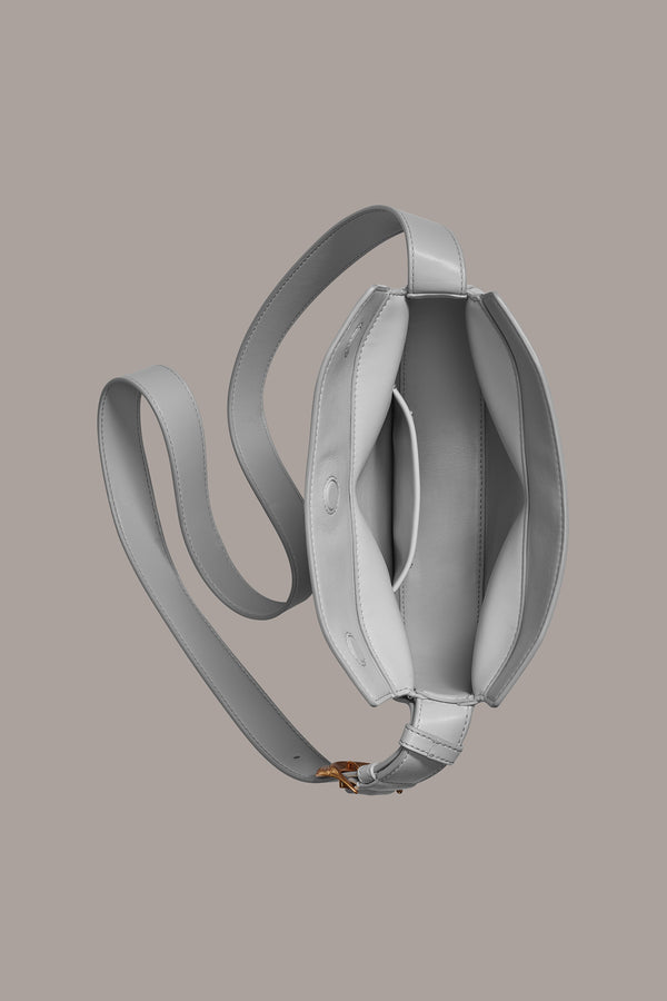 Donna Karan VALLEY STREAM CROSSBODY BAG Pearl Grey