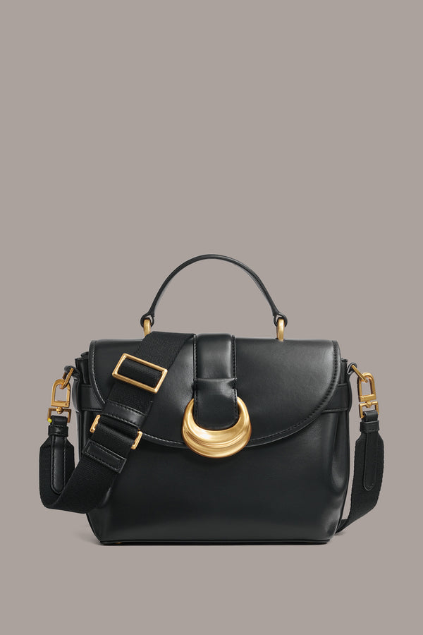 donna karan VALLEY STREAM SATCHEL BAG Black