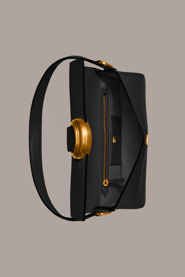 Donna Karan VALLEY STREAM SHOULDER BLACK/GOLD