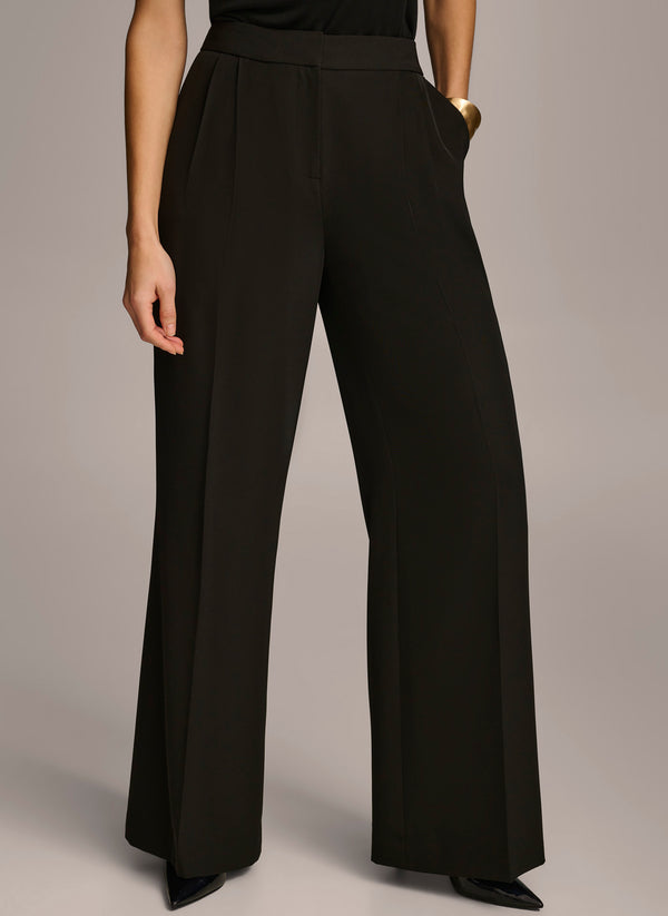 donna karan WIDE LEG PANT Black