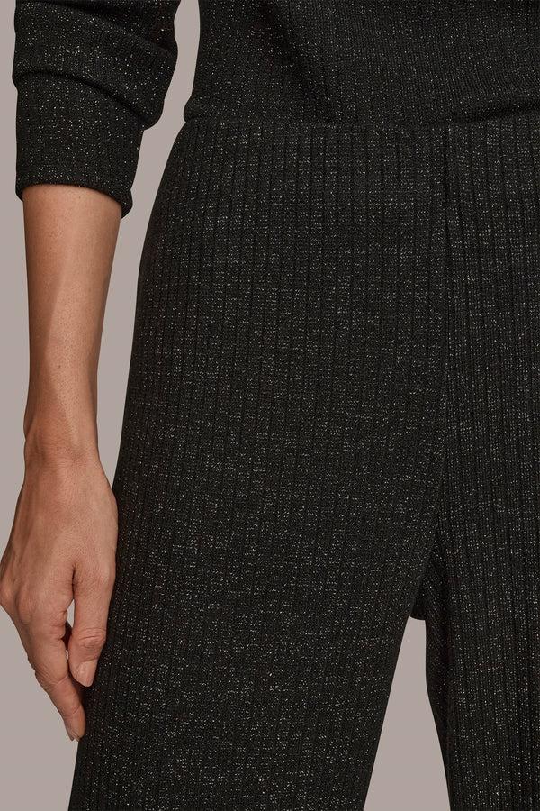 Donna Karan WIDE LEG PULL ON PANT Black