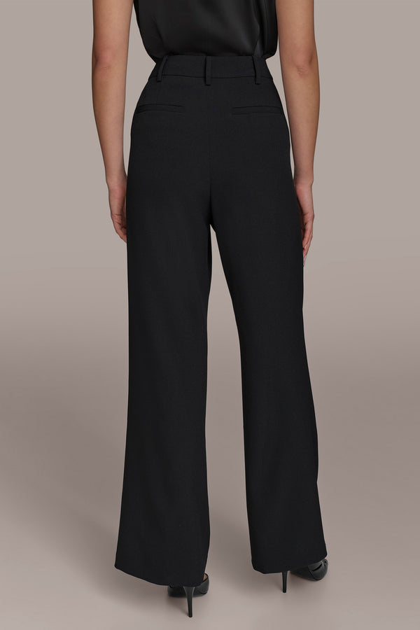 Donna Karan WIDE PANT WITH PLEATS Black