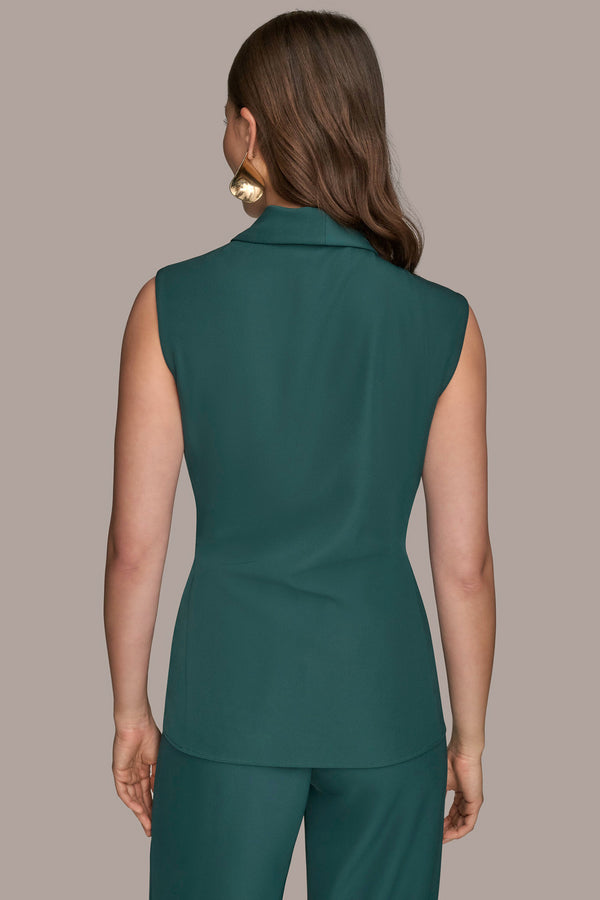 Donna Karan WRAP VEST HUDSON