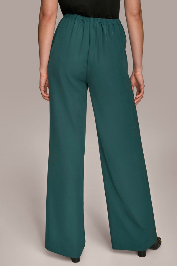 Donna Karan EXTRA HIGH-RISE WIDE-LEG RELAXED PANT HUDSON