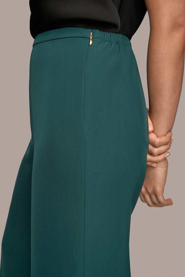 Donna Karan EXTRA HIGH-RISE WIDE-LEG RELAXED PANT HUDSON