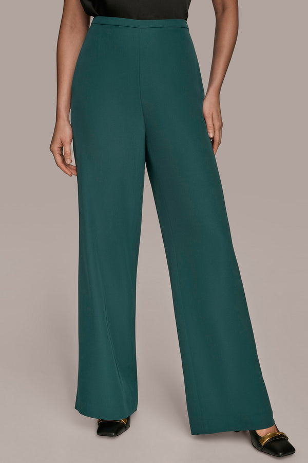 donna karan EXTRA HIGH-RISE WIDE-LEG RELAXED PANT HUDSON