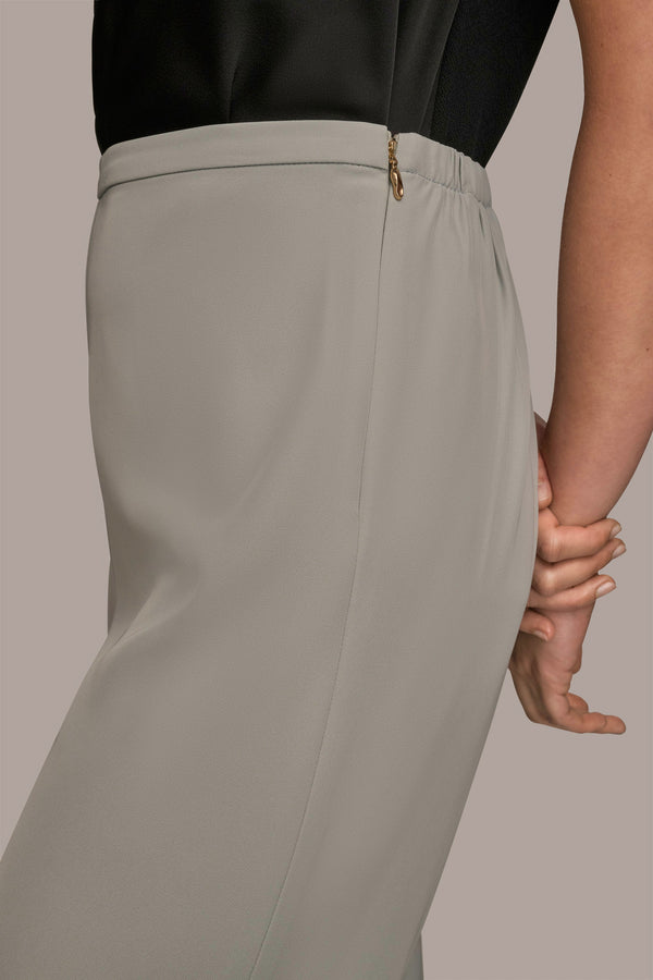 Donna Karan EXTRA HIGH-RISE WIDE-LEG RELAXED PANT WEATHERED SAGE