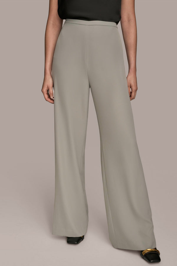 donna karan EXTRA HIGH-RISE WIDE-LEG RELAXED PANT WEATHERED SAGE