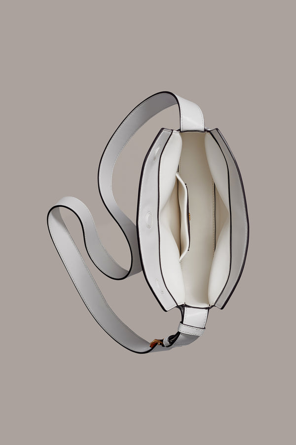 Donna Karan VALLEY STREAM CROSSBODY BAG Brilliant White