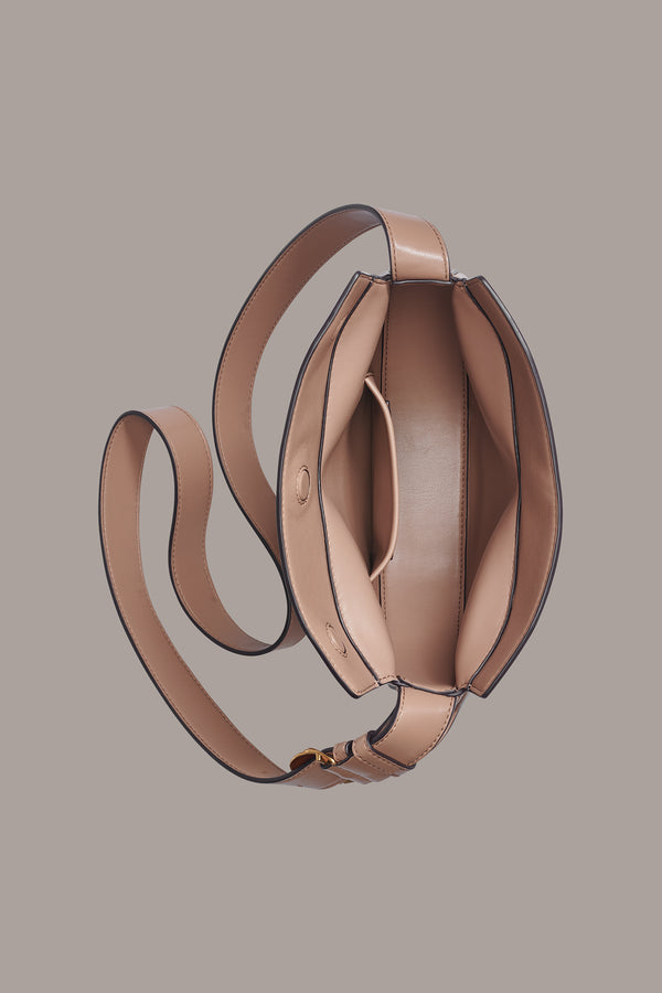 Donna Karan VALLEY STREAM CROSSBODY BAG Toasted Almond