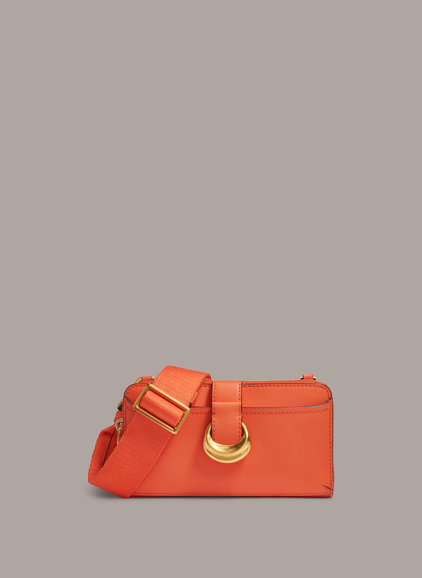 donna karan VALLEY STREAM WALLET ON THE STRING Tangerine