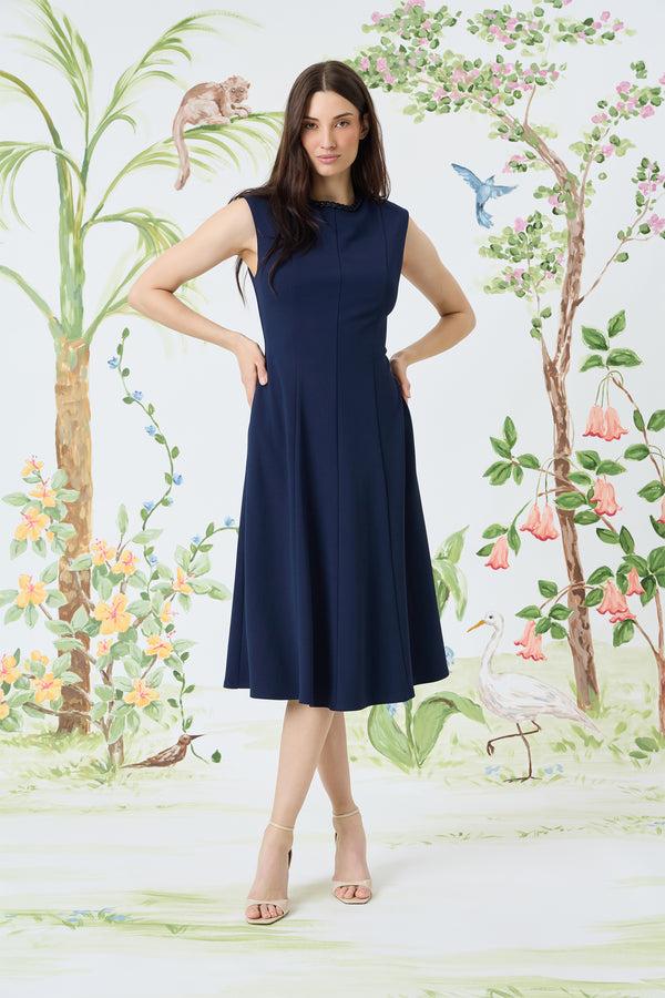 Donna Morgan Ada Midi Fit & Flare Dress