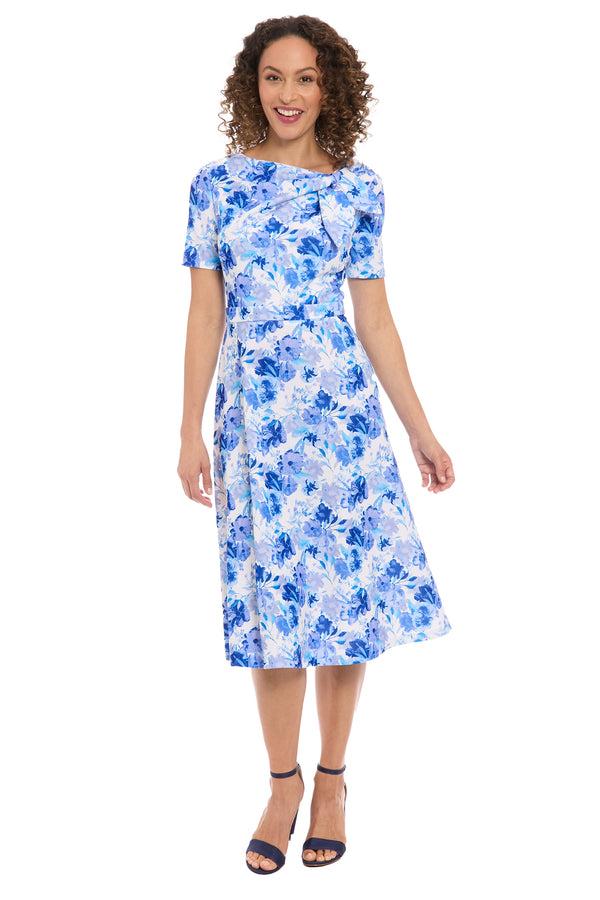 donna morgan Colleen in Watercolor Bouquet