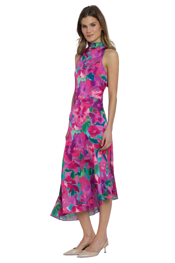 Donna Morgan COWL NECK MIDI SLIP DRESS