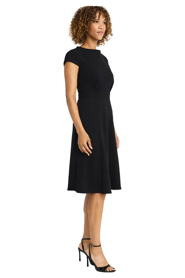 Donna Morgan FIT AND FLARE MIDI DRESS