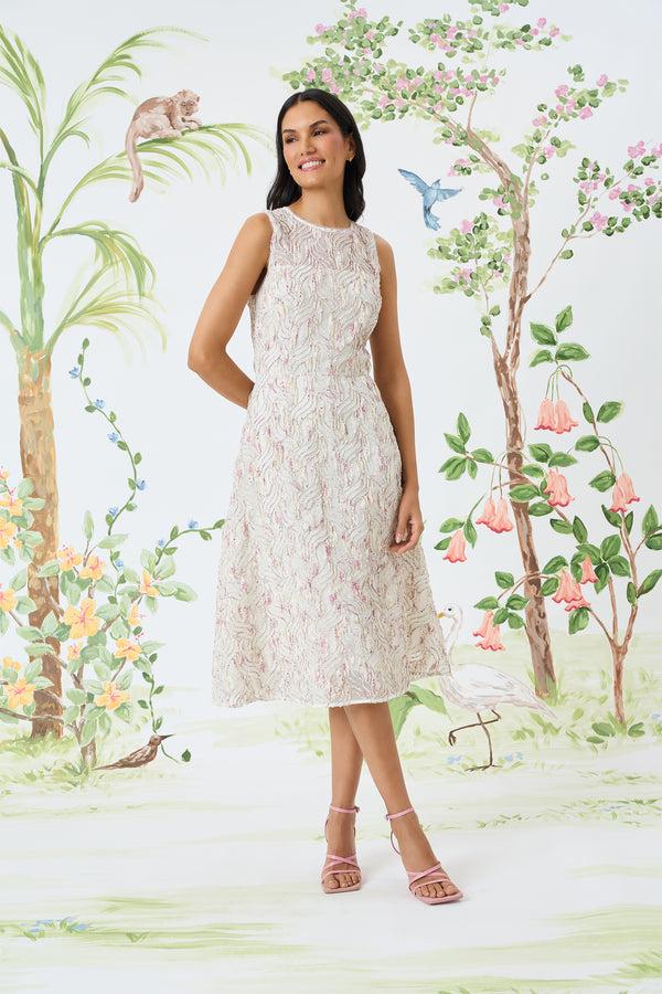 Donna Morgan FLARED MIDI DRESS